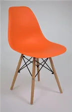 Стул 622 Eames (ORANGE 70) Red Black Оранжевый