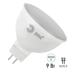 Светодиодная лампа RED LINE LED MR16-9W-840-GU5.3 4000K 220V ЭРА (5056396252061)