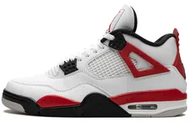 Кроссовки Nike Air Jordan 4 (IV) Retro White Red Cement