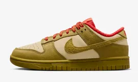 Nike Dunk Low WMNS "Bronzine Sesame Picante Red"