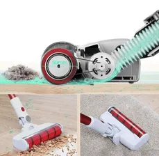 Беспроводной пылесос Jimmy Wireless Handheld Vacuum Cleaner JV51 (White/Red)
