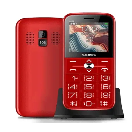 Телефон Texet TM-B228 Dual Sim Red (Красный)