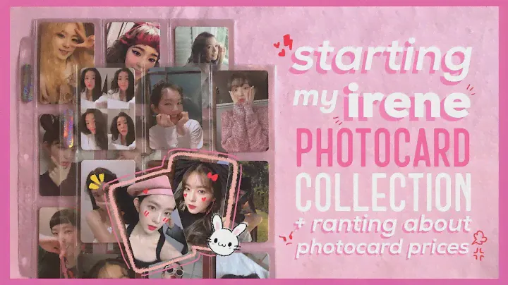 ✰ starting my irene photocard collection + ranting about issues in the kpop photocard community  ✰