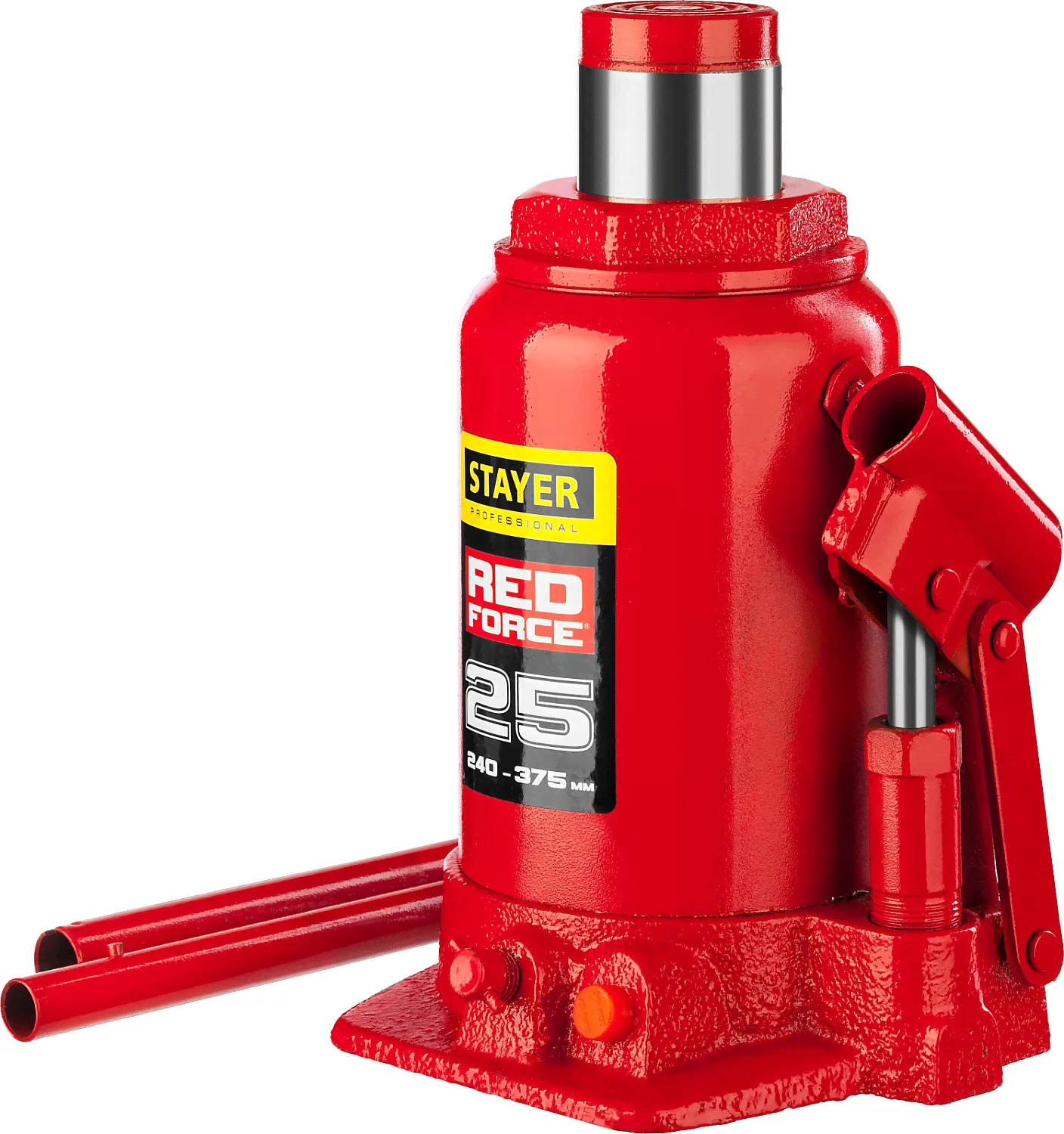 Домкрат бутылочный гидравлический STAYER RED FORCE 25т 240-375мм 43160-25_z01-0