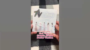 Unboxing Red Velvet - Cosmic Album Poster Version