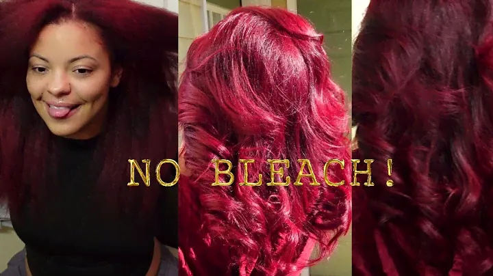 LOREAL HICOLOR MAGENTA | Color Refresh + Root Touch Up | Heatless Curls Tutorial
