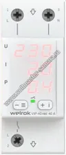 Реле напряжения с контролем тока или мощности, Welrok VIP-40 red (40А)