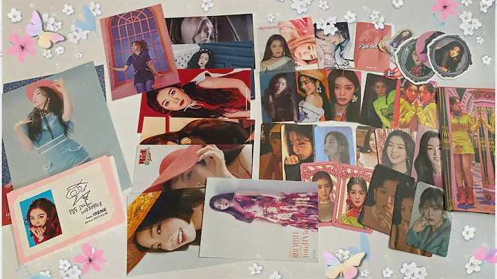 Irene (Red Velvet) photocard collection haul + organizing binder (50+ new items)