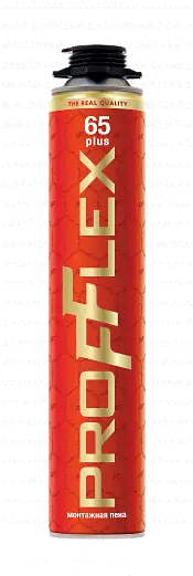 ПРОФЕССИОНАЛЬНАЯ МОНТАЖНАЯ ПЕНА PROFFLEX PRO RED 65 PLUS