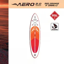 AERO 2.0 Red Orange Wind Fusion 11' SUP board