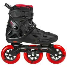 Роликовые коньки взрослые Powerslide Imperial Black Red 3x110