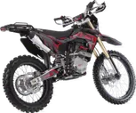 Эндуро кроссовый мотоцикл BSE Z3 250e 21/18 Red Black