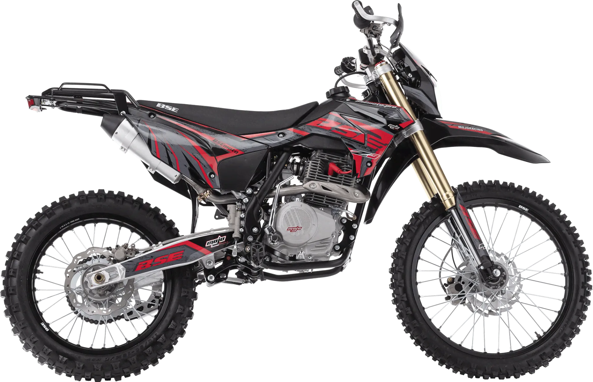 Эндуро кроссовый мотоцикл BSE Z3 250e 21/18 Red Black-0