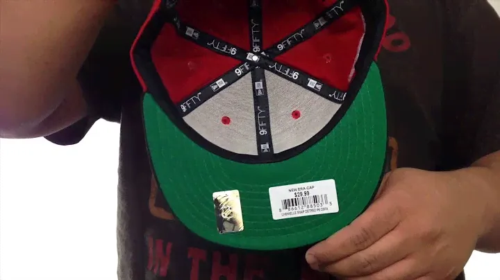 Red Wings 'CHENILLE-ARCH SNAPBACK' Red-Black Hat by New Era
