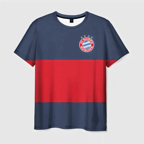 Футболка Bayern Munchen - Red-Blue FCB (2022 NEW)-0